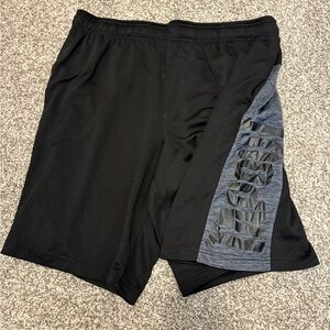 Tapout Athletic Shorts in Black and Gray